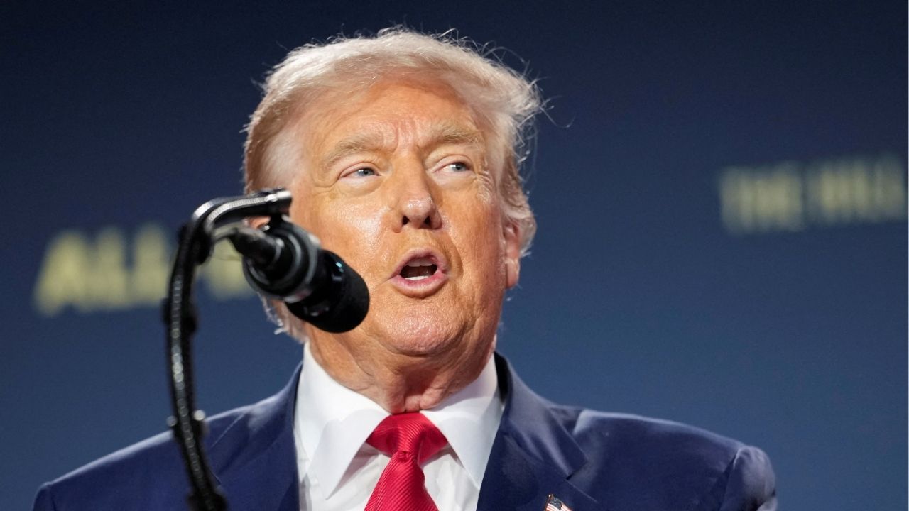 U.S. President Donald Trump delivers remarks on artificial intelligence at the "Winning the AI Race" Summit in Washington D.C., U.S., July 23, 2025. Reuters/Kent Nishimura/File Photo