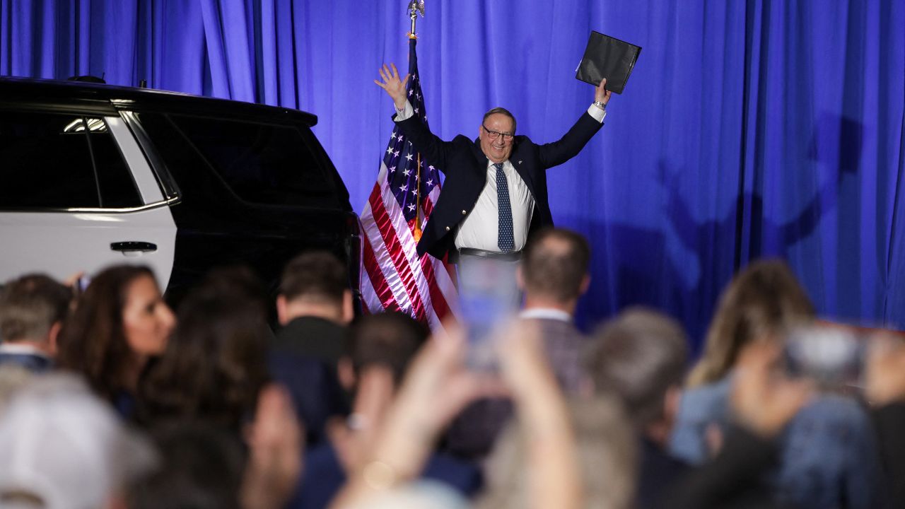 Former Maine Gov. Paul LePage attends a "Protecting Taxpayer Dollars" event, in Bangor, Maine, U.S., May 14, 2026. REUTERS/Taylor Coester