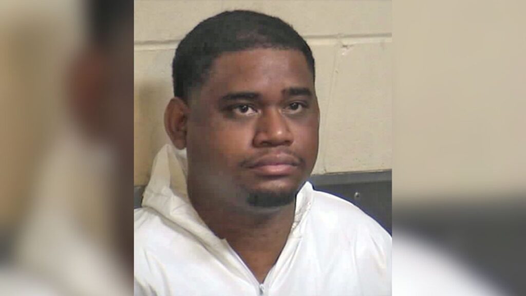 Fresno County authorities arrested 21-year-old Freeman Hunter III on a murder charge after investigators say he fatally stabbed his 79-year-old father, Freeman Hunter Jr., at a home west of Fresno late Saturday night. (Fresno County SO)