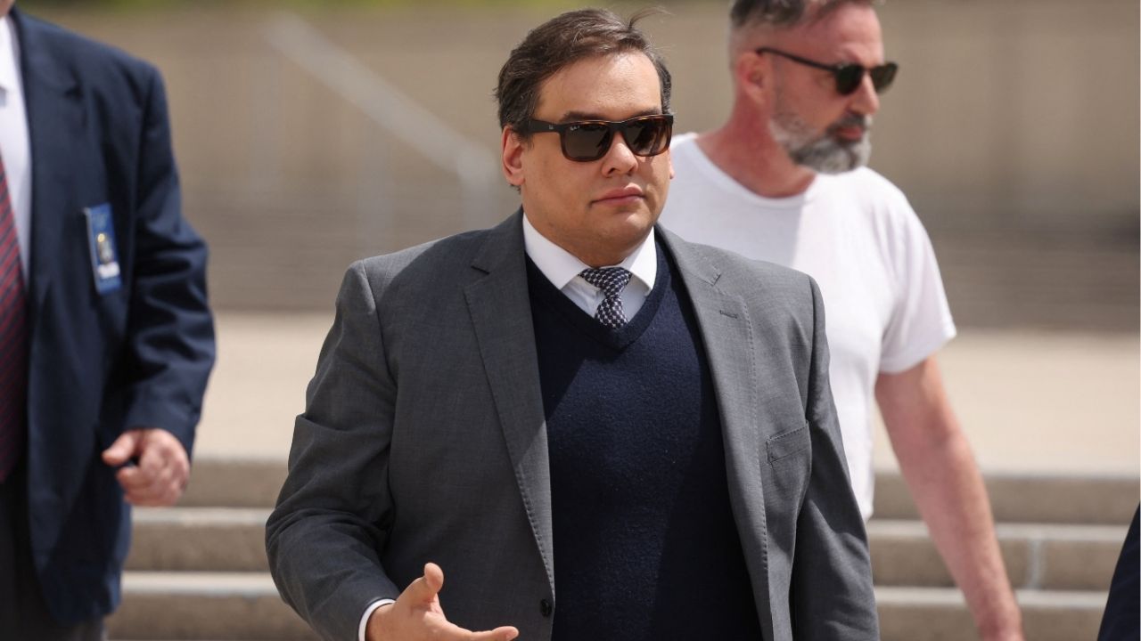 George Santos, who was expelled from the U.S. House of Representatives, departs after the sentencing in his criminal corruption charges at Central Islip Federal Courthouse in Central Islip, New York, U.S., April 25, 2025. (Reuters File)
