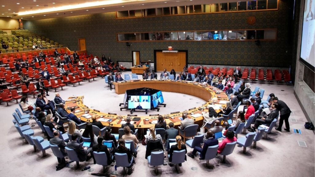 Israel's Deputy Permanent Representative to the United Nations Brett Jonathan Miller, addresses a Security Council meeting on the situation in the Middle East at U.N. headquarters in New York City, U.S., May 21, 2026. (Reuters File)