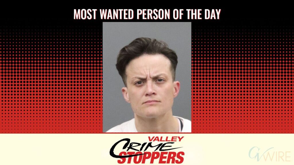 Mandy Elizabeth Garcia is Valley Crime Stoppers' Most Wanted Person of the Day for June 30, 2026. (Valley Crimes Stoppers)