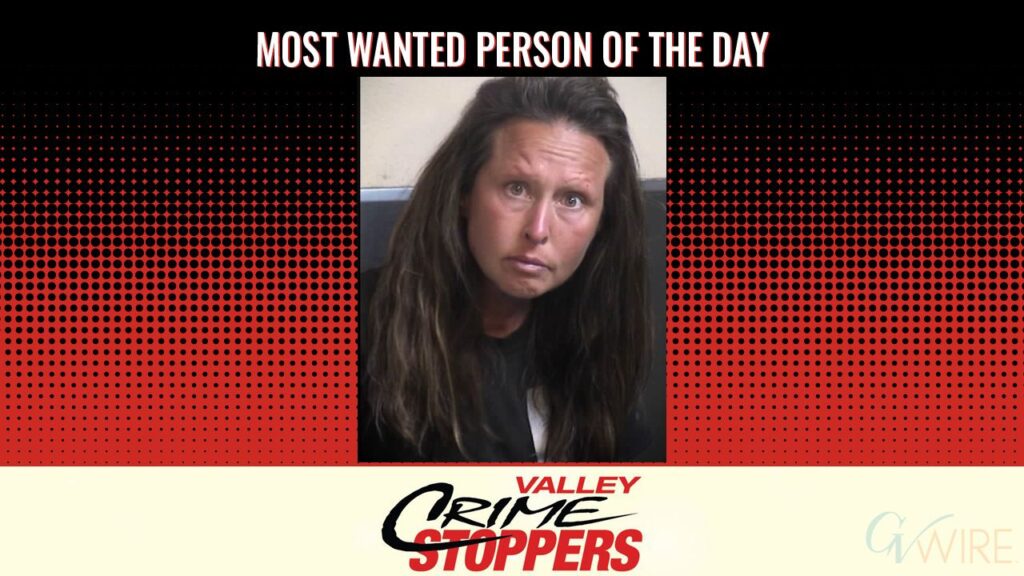 Jennifer Lea Roberts is Valley Crime Stoppers' Most Wanted Person of the Day for June 12, 2026. (Valley Crimes Stoppers)