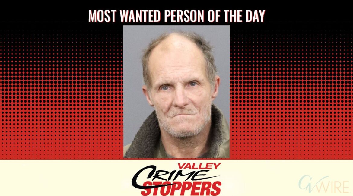 John Scott Terry is Valley Crime Stoppers' Most Wanted Person of the Day for June 15, 2026. (Valley Crimes Stoppers)