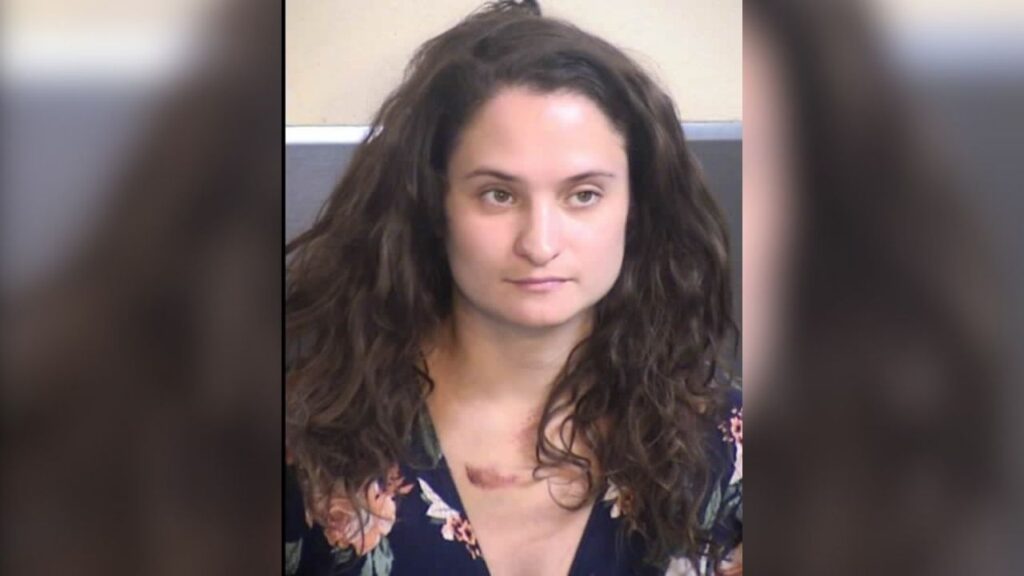Leigha Linae Addington, 33, of Fresno, was sentenced to 15 years to life in prison for second-degree murder in a 2021 impaired driving crash that killed 65-year-old Brenda Sue Ricci. (Fresno County SO)