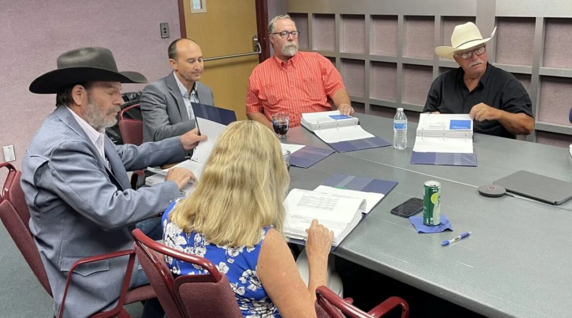 Image of board members sitting around a table