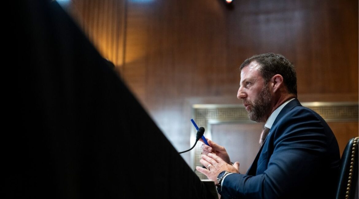 Markwayne Mullin, the secretary of the Department of Homeland Security, testifies before a Senate Homeland Security subcommittee on Capitol Hill in Washington, June 2, 2026. Mullin told lawmakers on Wednesday that his agency would be increasing the training requirements for Immigration and Customs Enforcement officers to their previous level starting this summer. (Haiyun Jiang/The New York Times)