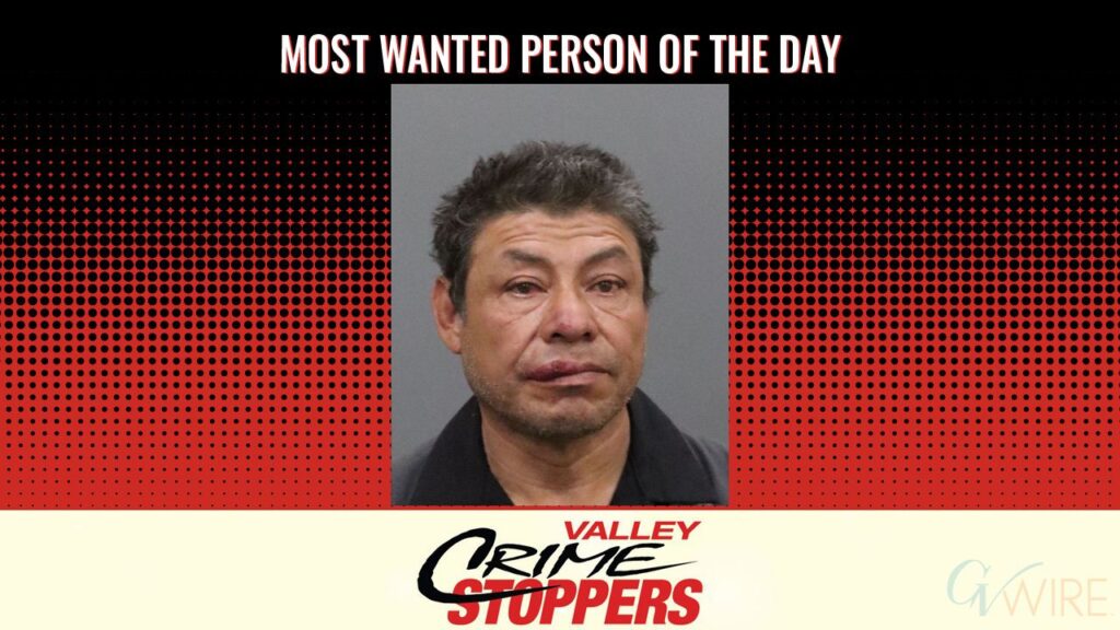 Miguel Angel Fuentes is Valley Crime Stoppers' Most Wanted Person of the Day for June 8, 2026. (Valley Crimes Stoppers)