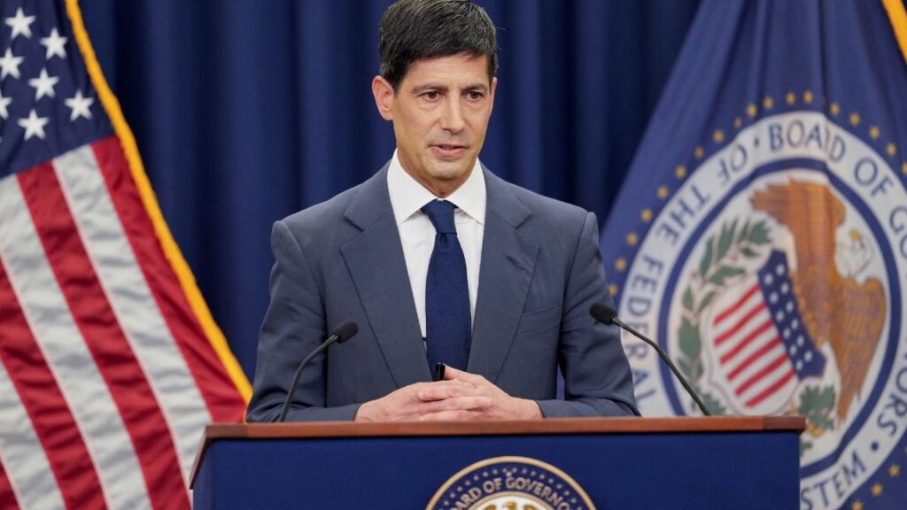 New U.S. Federal Reserve Chairman Kevin Warsh holds a press conference following a two-day meeting of the Federal Open Market Committee (FOMC), at the U.S. Federal Reserve in Washington, D.C., U.S. June 17, 2026. REUTERS/Eric Lee