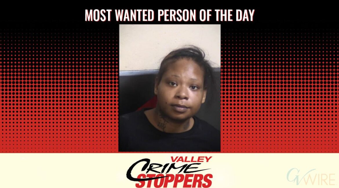 Radaeja Daushay Howlin is Valley Crime Stoppers' Most Wanted Person of the Day for June 23, 2026. (Valley Crimes Stoppers)