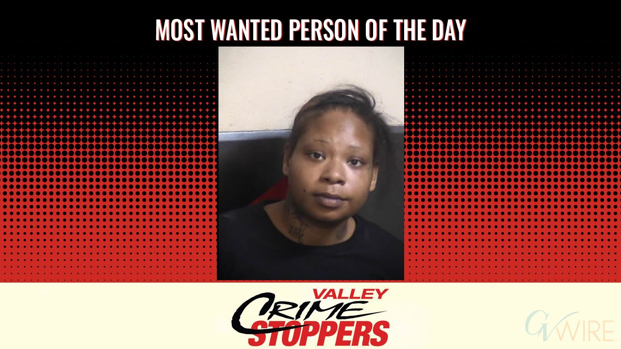 Radaeja Daushay Howlin is Valley Crime Stoppers' Most Wanted Person of the Day for June 23, 2026. (Valley Crimes Stoppers)