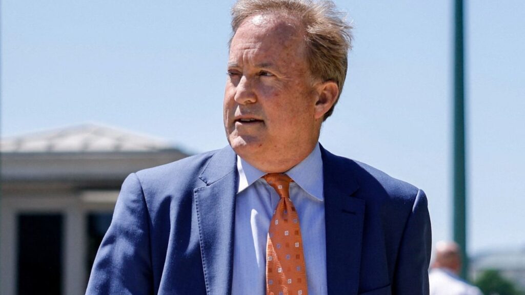 Texas Attorney General Ken Paxton walks outside the U.S. Capitol building on Capitol Hill, in Washington, D.C., U.S., June 3, 2026. REUTERS/Kylie Cooper