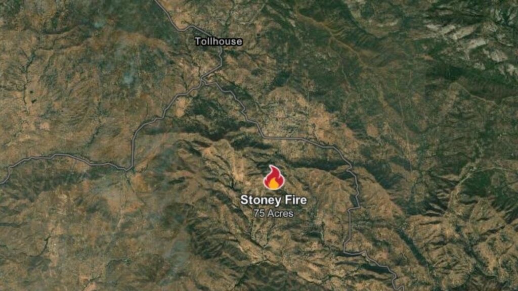 The Stoney Fire in Fresno County is 60% contained as crews continue suppression efforts near Tollhouse, with evacuation warnings in place and no reported injuries or structure damage. (CalFire)