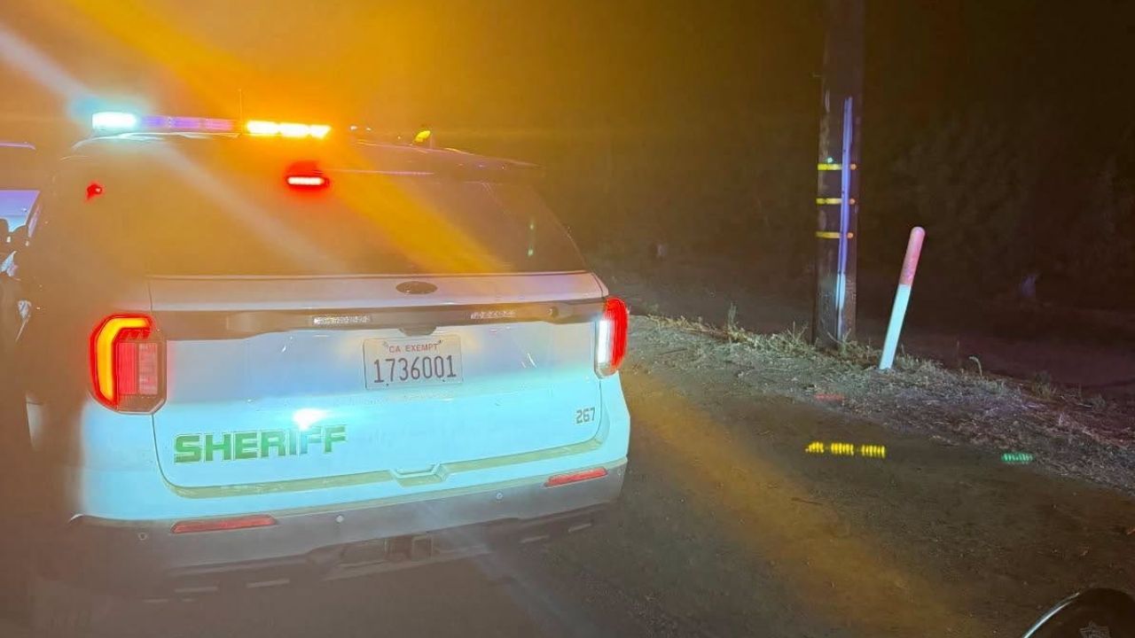 The Tulare County Sheriff’s Office is investigating a stabbing in Dinuba that left a 40-year-old man hospitalized after the suspect fled into a nearby orchard and was not found. (Tulare County SO)