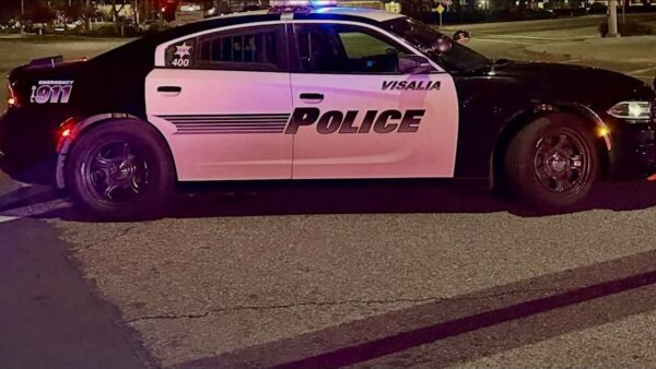 Visalia Police Arrest 2 After DUI Pursuit Ends in Crash Into Pole - GV Wire