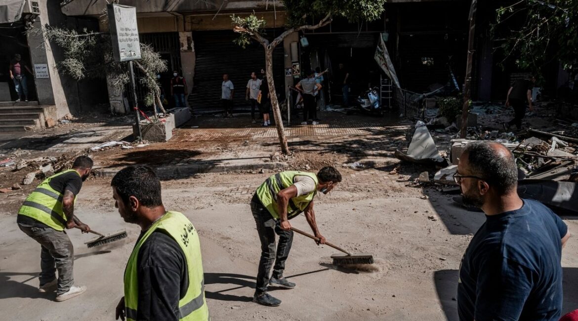 Workers at the scene of an Israeli airstrike in Beirut, Lebanon, on Sunday, June 14, 2026. The attack cast further doubt on whether the promised cease-fire deal would get signed. (Daniel Berehulak/The New York Times)Workers at the scene of an Israeli airstrike in Beirut, Lebanon, on Sunday, June 14, 2026. The attack cast further doubt on whether the promised cease-fire deal would get signed. (Daniel Berehulak/The New York Times)