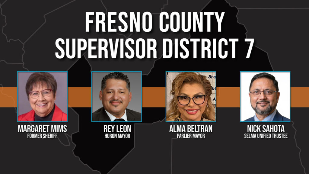 Composite image of the candidates running for Fresno County Supervisors District 4 June 2, 2026