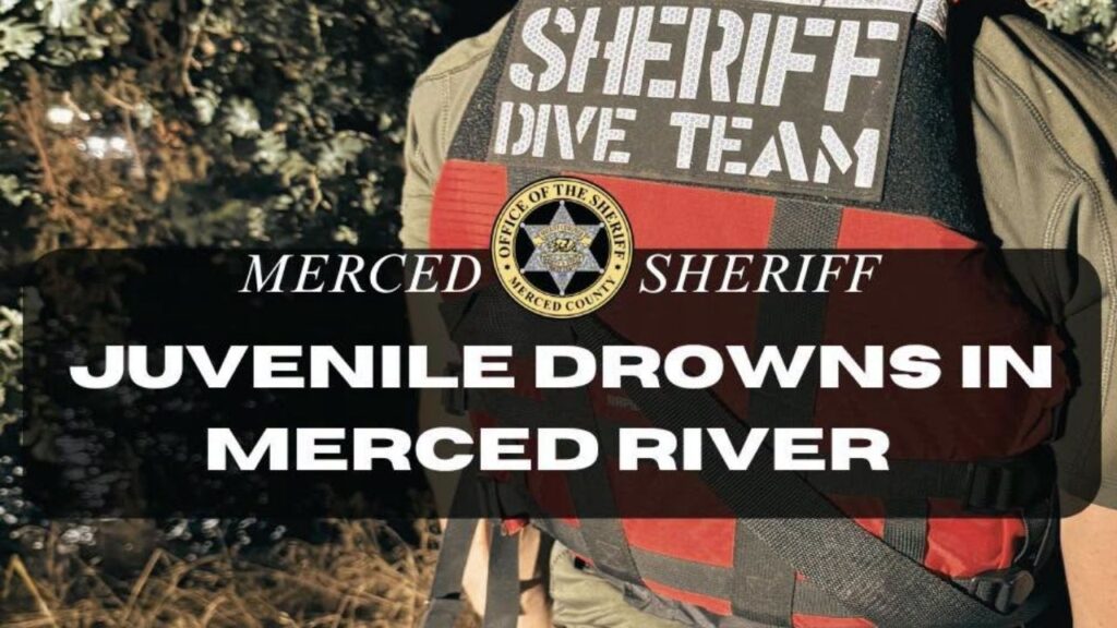 A 13-year-old boy drowned after being swept away by the current while swimming in the Merced River near Cressey Bridge, the Merced County Sheriff's Office said. (Merced County SO)
