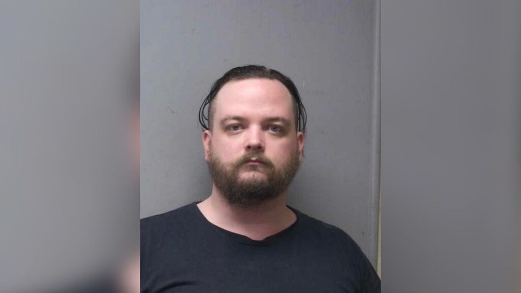 A 34-year-old Oakhurst man was arrested after Madera County detectives investigating a cyber tip found electronic devices containing child sexual abuse material, authorities said. (Madera County SO)