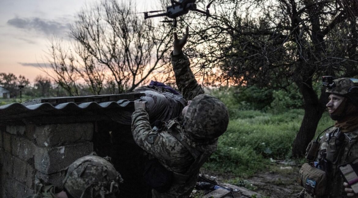 A Ukrainian drone team from the 79th Brigade working from a frontline bunker near the town of Maryinka, in Ukraine’s eastern Donetsk region, May 19, 2023. JJohn Ratcliffe, the CIA director, announced on Tuesday, June 30, 2026, that the agency was reorganizing to ensure that it can adopt technology faster and further develop offensive cyberoperations division. (Finbarr O’Reilly/The New York Times)