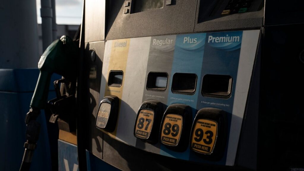 A pump at a gas station in Harlingen, Texas, on March 28, 2026. Gasoline prices, which had been falling in recent weeks, are almost back up to where they were a month ago. (Gabriel V. Cárdenas/The New York Times)