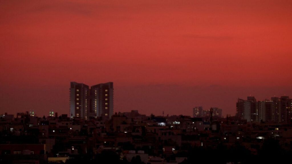 A view on the city skyline in sunset light, in Bengaluru, India, May 4, 2026. (Reuters File)