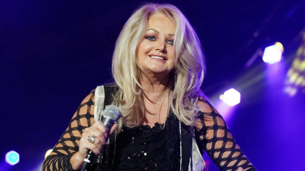 Bonnie Tyler, the Welsh singer who, with a frosted, teased-up coiffure and a voice both weathered and operatic, soared to No. 1 with “Total Eclipse of the Heart,” one of the titanic pop anthems of the 1980s, died Wednesday at a hospital in Portugal. She was 75. (Shutterstock)