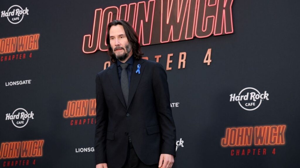 Cast member Keanu Reeves attends the premiere for the film "John Wick: Chapter 4", in Los Angeles, California, U.S., March 20, 2023. (Reuters File)