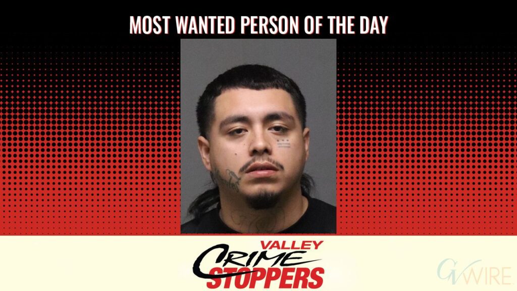 Daniel Andrew Chavez is Valley Crime Stoppers' Most Wanted Person of the Day for July 13, 2026. (Valley Crimes Stoppers)