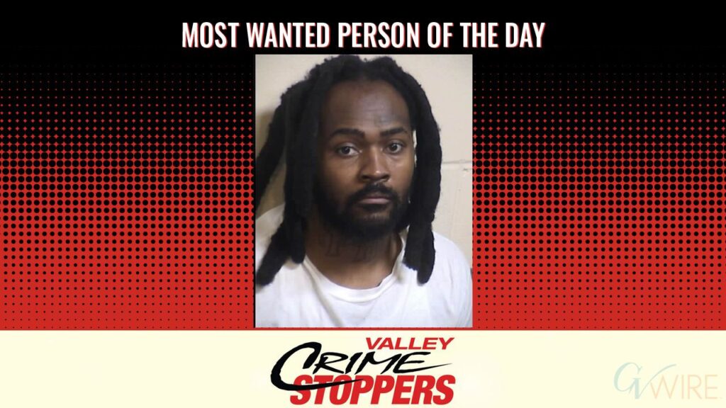 Darren Duane Coleman is Valley Crime Stoppers' Most Wanted Person of the Day for July 29, 2026. (Valley Crimes Stoppers)