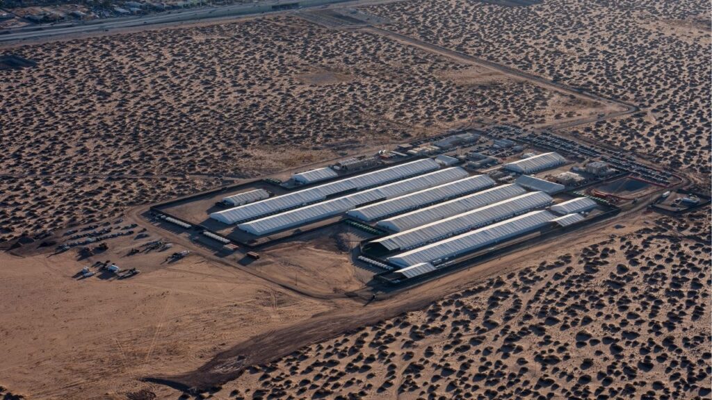 FILE — Large tents meant to house thousands of immigrant detainees at Camp East Montana, a detention facility built at Fort Bliss, in El Paso, Texas, on Jan. 15, 2026. Two federal appeals courts issued rulings on Thursday, July 30, 2026, against the Trump administration’s policy of detaining immigrants who crossed the border illegally years ago and then holding them indefinitely, without a bond hearing. (Paul Ratje/The New York Times)