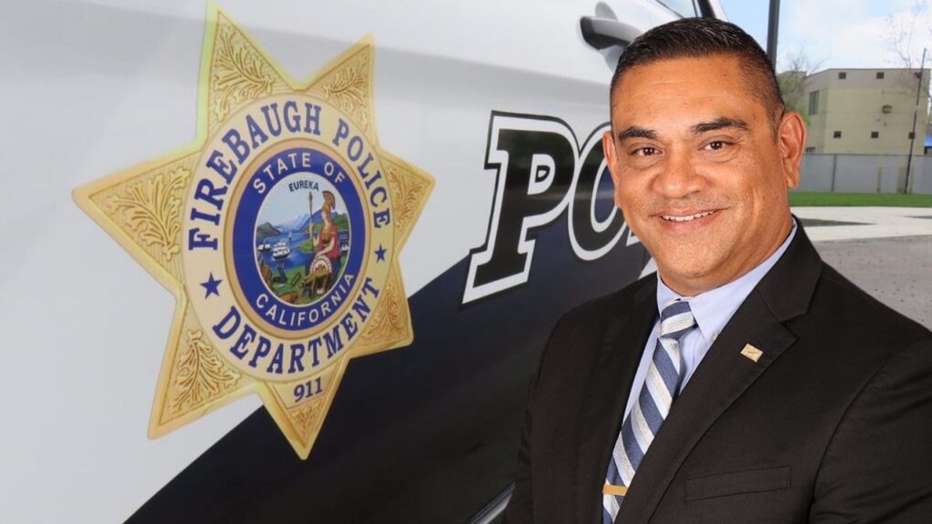 Firebaugh Police Department promoted Fernando Campa to chief of police after more than two decades with the department. (GV Wire Composite)