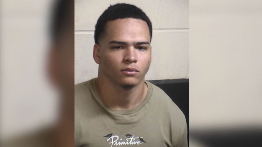 Fresno County Sheriff's deputies arrested Jared Williams, 19, of Firebaugh after they said he robbed a seller during a Facebook Marketplace laptop meetup and used pepper spray on people who chased him. (Fresno County SO)