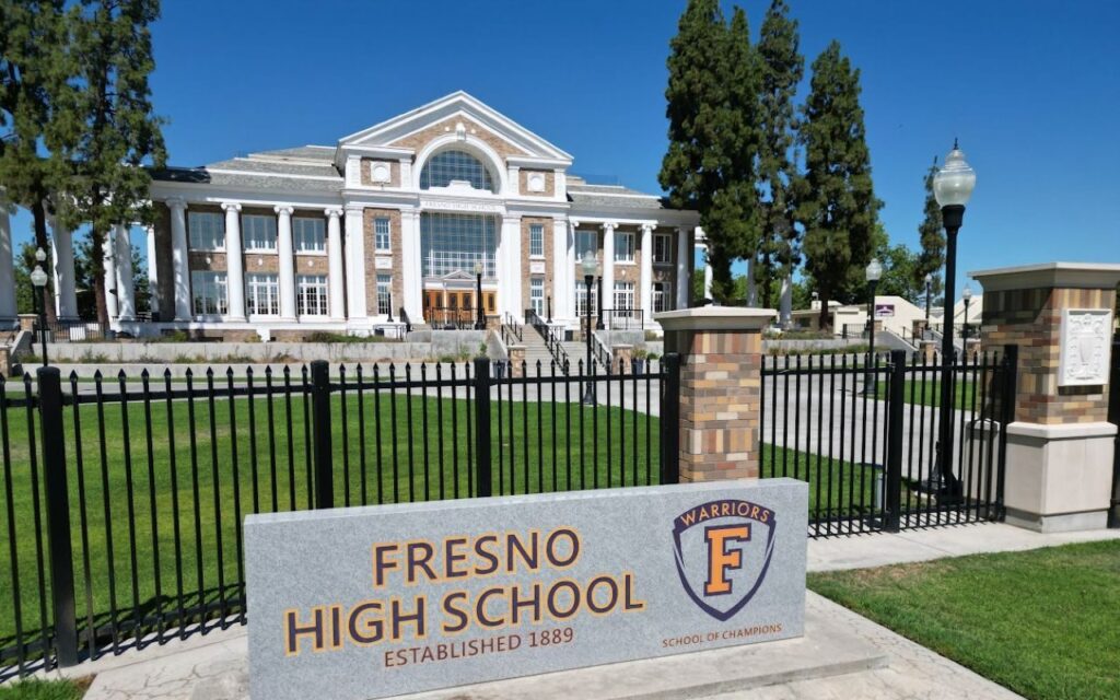 Image of Fresno High School, the oldest in Fresno Unified School District