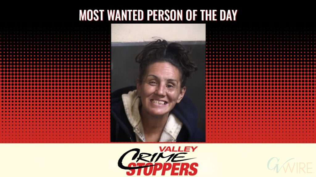 Jessina Michelle Pena is Valley Crime Stoppers' Most Wanted Person of the Day for July 31, 2026. (Valley Crimes Stoppers)