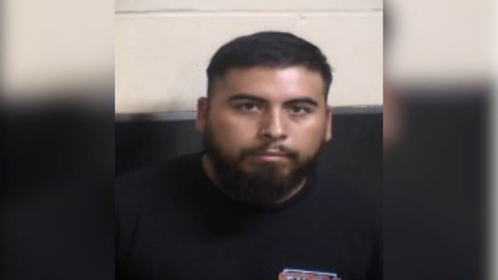 Jose Heriberto Cisneros, 30, was arrested Wednesday in Fresno on suspicion of felony child sex crimes, including alleged oral copulation with a child 10 years old or younger, according to jail records. (Fresno PD)