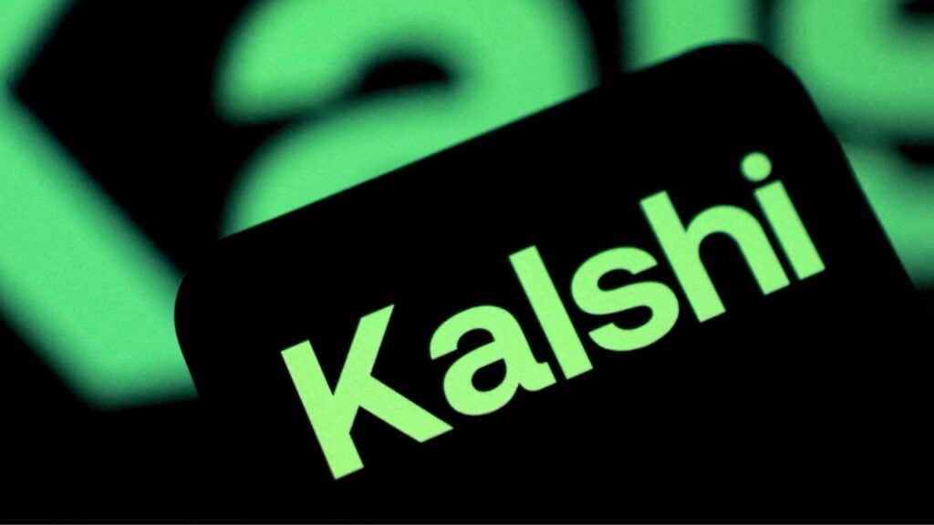 Kalshi logo appears in this illustration created on April 22, 2026. (Reuters/Dado Ruvic/Illustration)