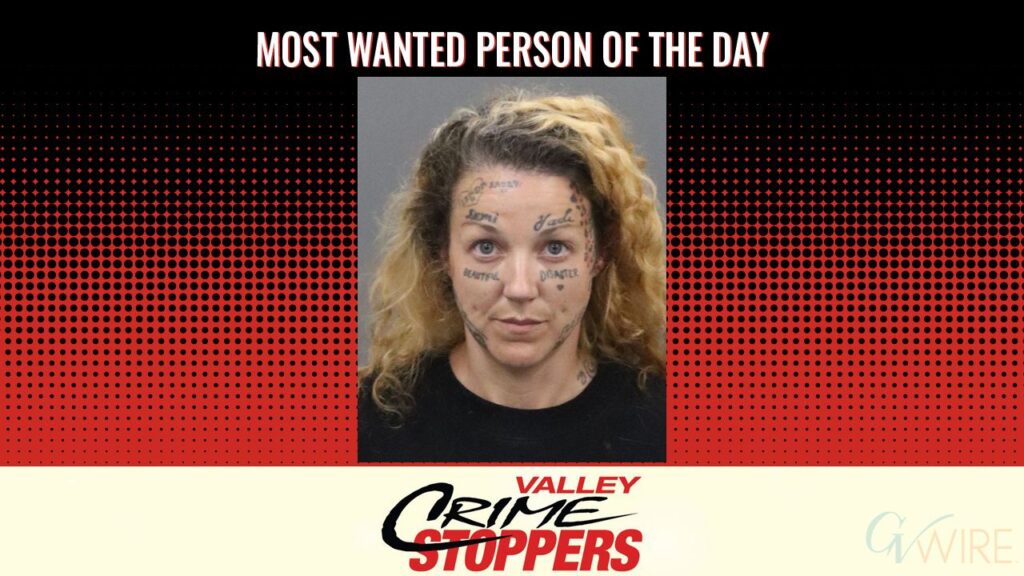 Karrie Lynn Langdon is Valley Crime Stoppers' Most Wanted Person of the Day for July 7, 2026. (Valley Crimes Stoppers)