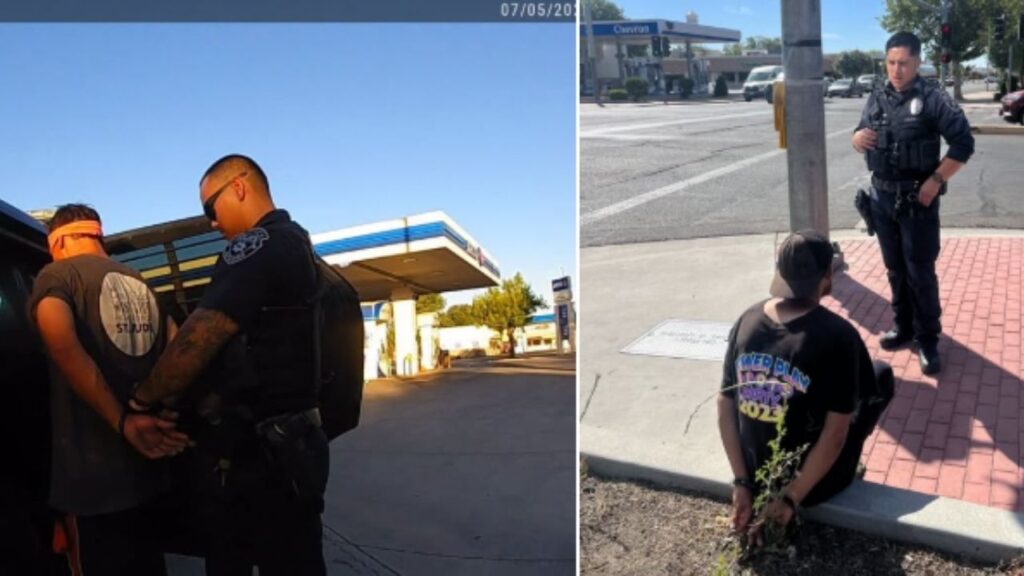 Madera police arrested David Gonzalez, 41, and Nathaniel Peralta, 27, after surveillance footage from a local business helped officers identify and locate two suspects in a break-in. (Madera PD)