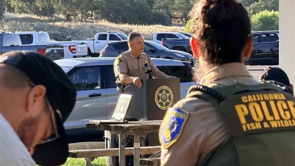 More than 130 law enforcement personnel from 17 agencies served warrants at more than 50 locations across Fresno County during Operation Gold Star, the Sheriff's Office's first countywide operation of its kind since 2021. (GV Wire/Anthony W. Haddad)
