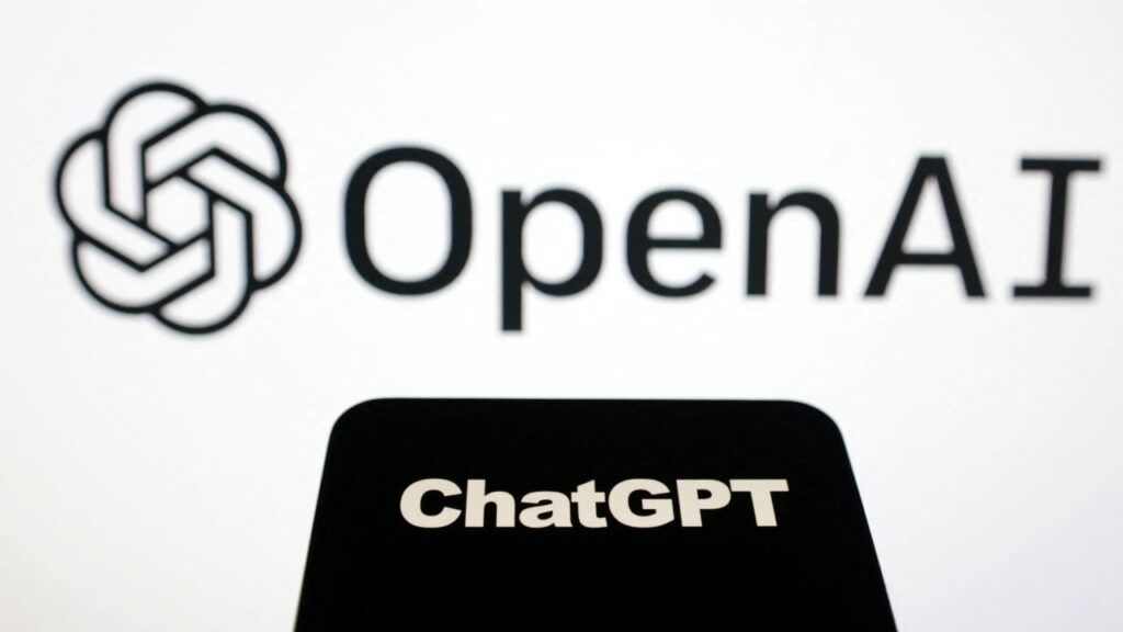 OpenAI and ChatGPT logos are seen in this illustration taken, February 3, 2023. REUTERS/Dado Ruvic/Illustration