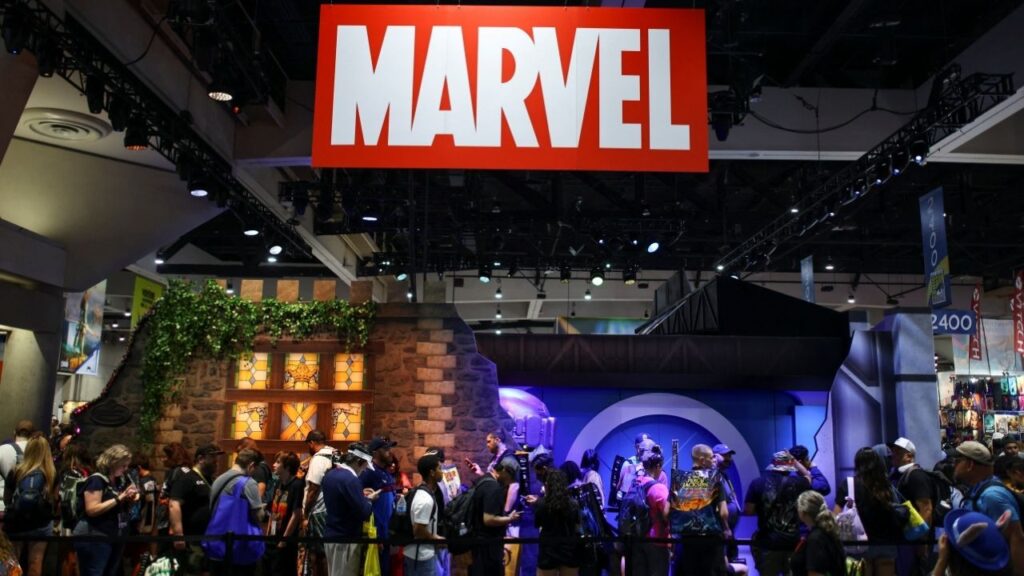 People gather in the exhibition hall during the opening day of Comic-Con International in San Diego, California, U.S., July 23, 2026. (Reuters/Daniel Cole)