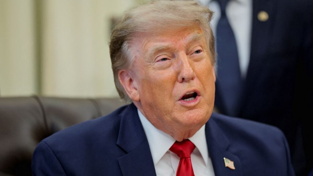 President Donald Trump speaks during an event to sign an executive order related to Utah protected lands, in the Oval Office at the White House in Washington, D.C., U.S., July 13, 2026. (Reuters/Kylie Cooper)