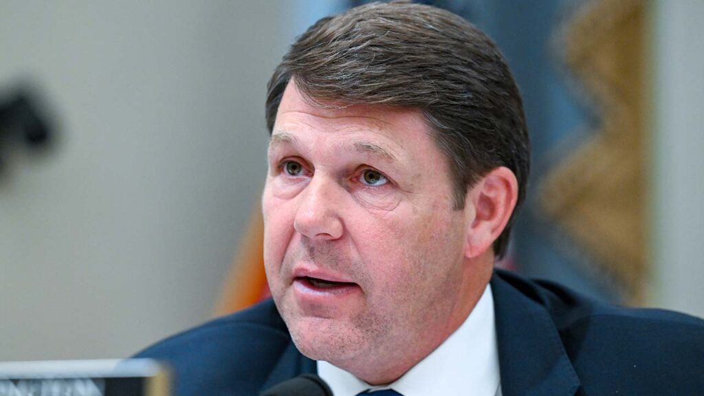 Rep. Jodey Arrington (R-Texas), the House Budget Committee chairman, during a hearing on the Trump administration’s 2027 budget request at the Capitol in Washington on April 15, 2026. House GOP leaders on Wednesday, July 15, 2026, released a budget blueprint that would allow them to bypass Democratic opposition and provide $73 billion in additional military funding amid the war in Iran and $12 billion for farmers, as well as authorize severe voting restrictions championed by President Donald Trump. (Kenny Holston/The New York Times)