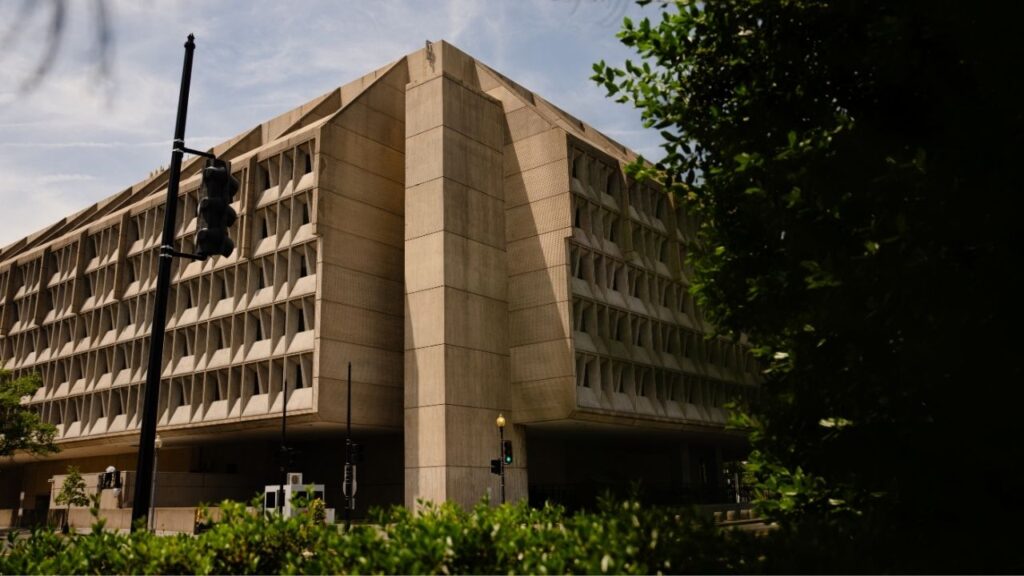 The Department of Health and Human Services headquarters in Washington, May 22, 2024. The Trump administration has rescinded its $10 billion freeze on child care subsidies and social services funding for five blue states, including New York and California, after repeated setbacks in a lawsuit challenging the pause of federal dollars, according to court documents filed on Monday, July 13, 2026. (Erin Schaff/The New York Times)