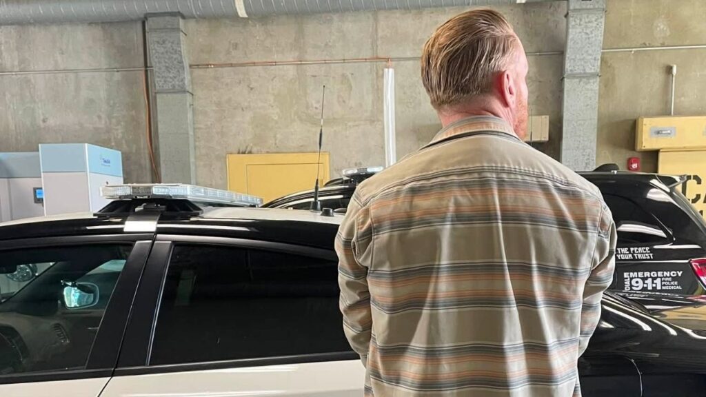 The Monterey County Sheriff’s Office arrested Marcus Bee, 40, of Pismo Beach, for allegedly vandalizing three Flock Safety ALPR cameras in Lockwood and Bradley, causing thousands of dollars in damage. (Monterey County SO)