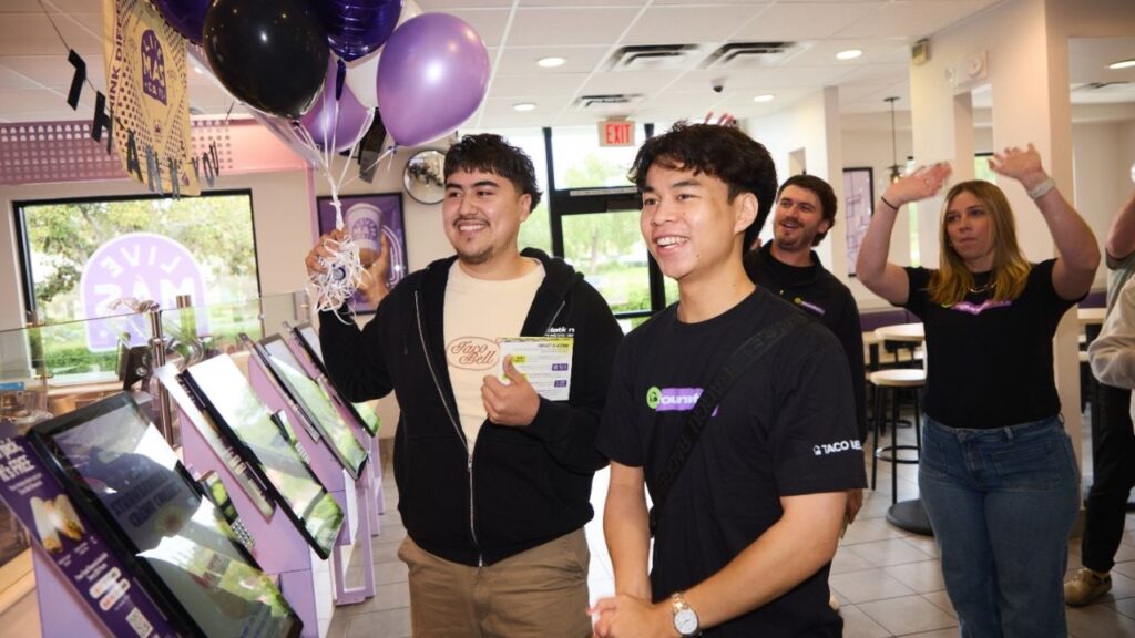 The Taco Bell Foundation’s Round Up program raised nearly $2.4 million across Los Angeles and Orange County communities last year, funding Live Más Scholarships and grants for local nonprofits. (Taco Bell)