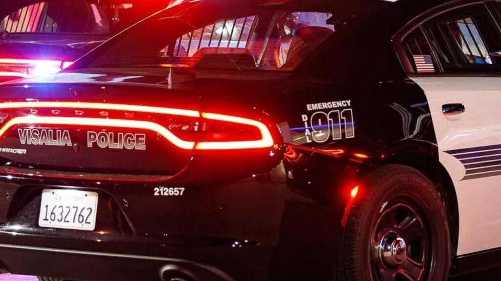 Visalia police are investigating an armed robbery at a smoke shop where two suspects stole about $6,000 in lottery tickets before fleeing the scene with no injuries reported. (Visalia PD)