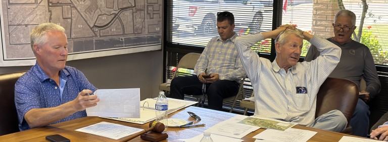 Image of Buena Vista Water Storage District board members sitting around a table