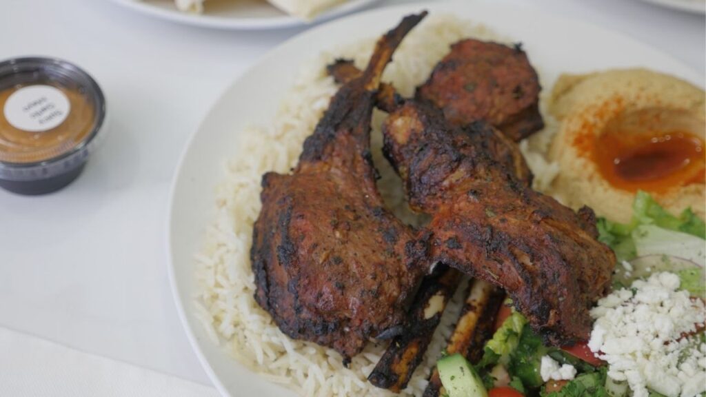A lamb dish at Lily's Mediterranean Cuisine. (GV Wire/Jahz Tello)